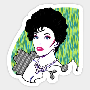 Alexis Morell Carrington Colby Dexter Rowan Sticker